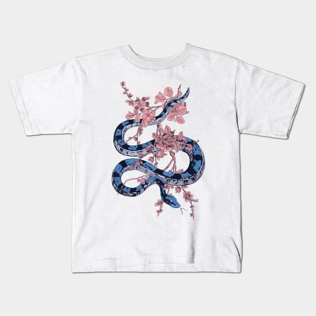 Snake Jungle Kids T-Shirt by fernandaschallen